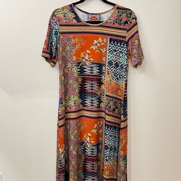 Johnny Was Allie Autumn Floral Swing Dress S - Picture 2 of 5